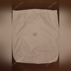 BEIRN for YOANA BARASCHI Large Ivory Natural Cotton Dust Bag 22" X 18.5" Storage